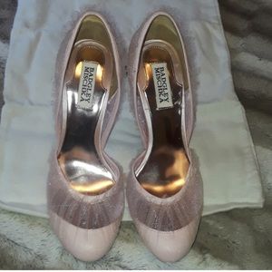 Badgley Mischka Dusk Light Pink Heels